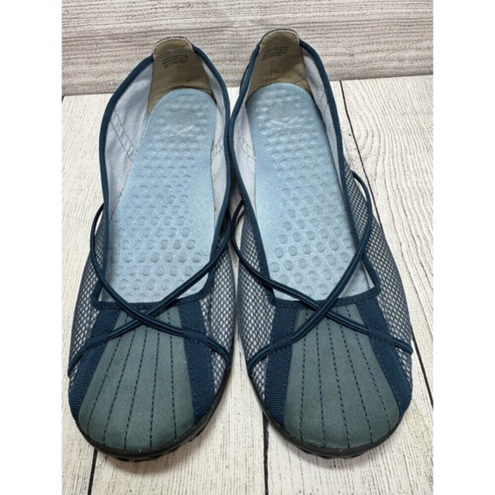 Privo Penny Ballet Flats Women's Comfort Cushioned Slip On Black Sz 10M
